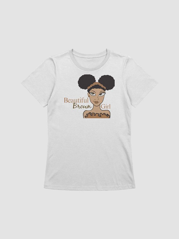 Beautiful Brown Girl Women's Tee - Cream product image (2)
