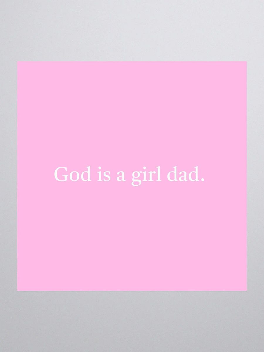 'God Is A Girl Dad' stickers product image (1)