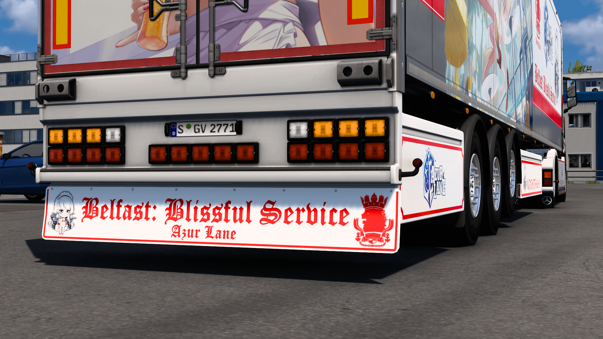 [ETS2] HMS Belfast (Blissful Service) - Azur Lane [Combo Skin] product image (8)