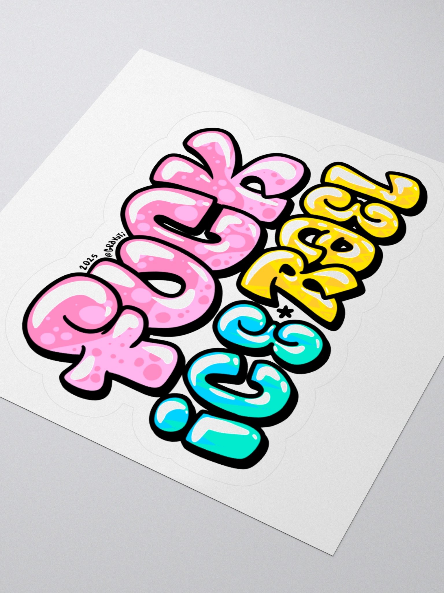Medium F*CK IC3/RAEL sticker product image (3)