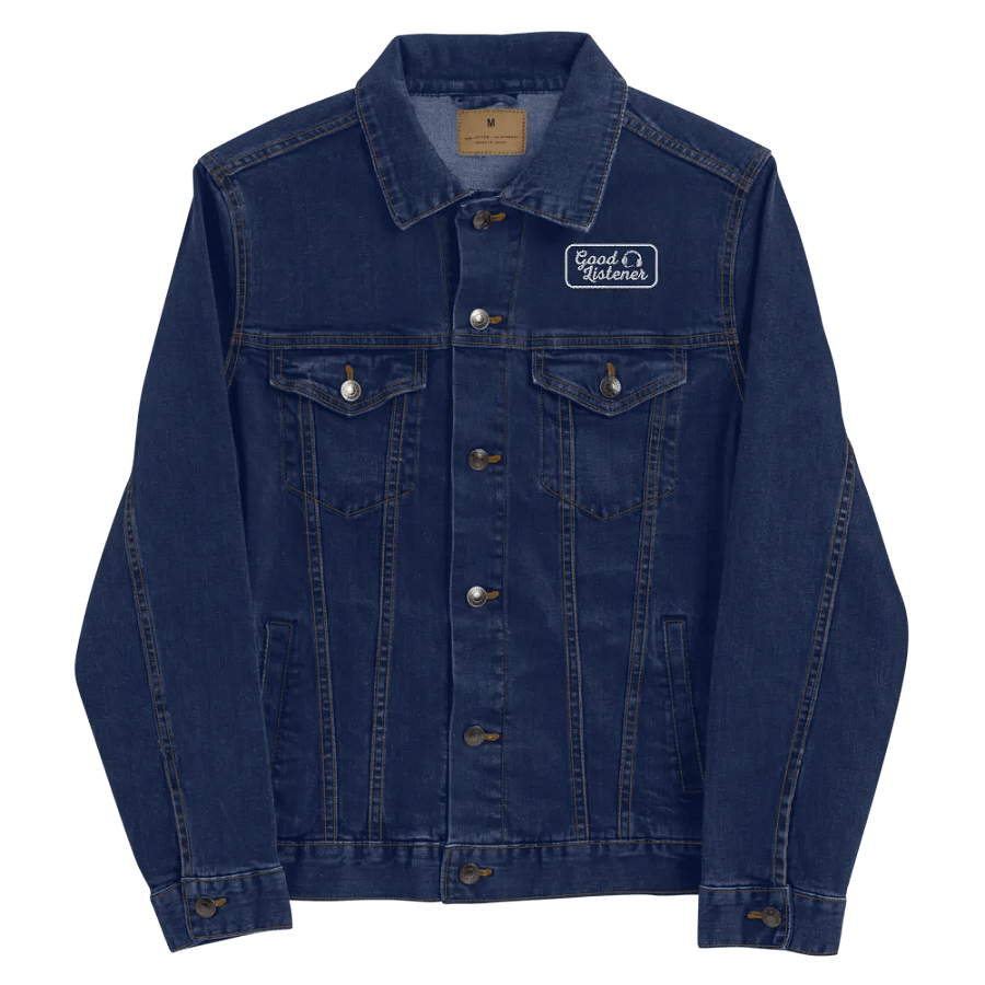 Good Listener Embroidered Jean Jacket product image (5)