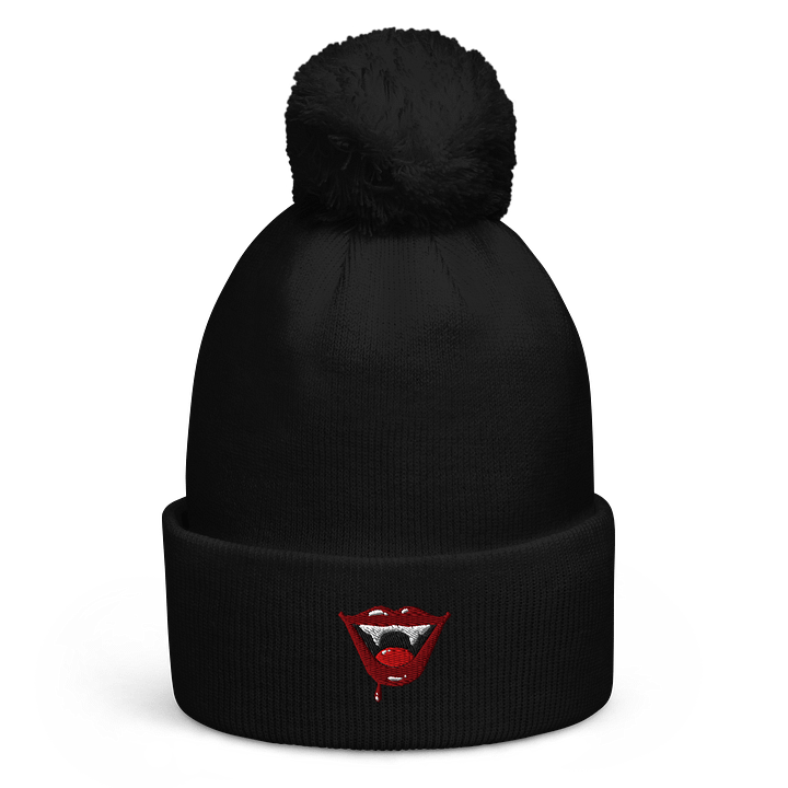 Vampire Dark PomPom Beanie product image (1)