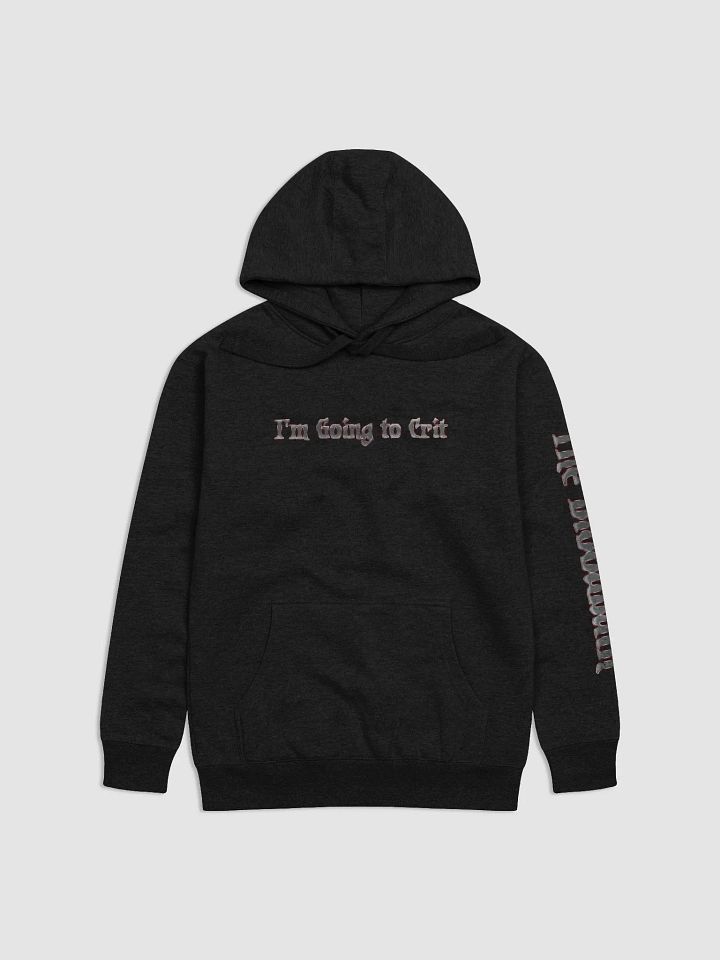 Bloodbath Crit Hoodie Text Sleeve product image (1)