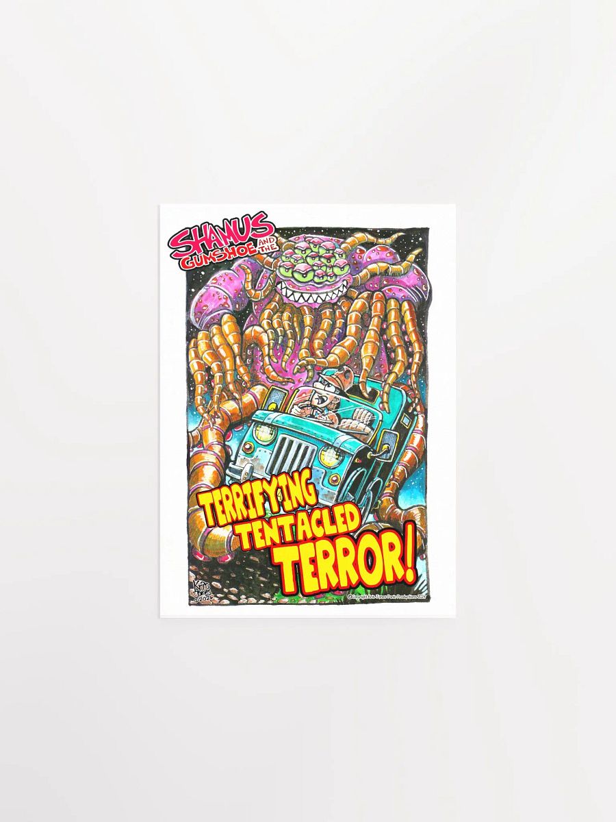 THE TERRIFYING TENTACLED TERROR POSTER! product image (1)