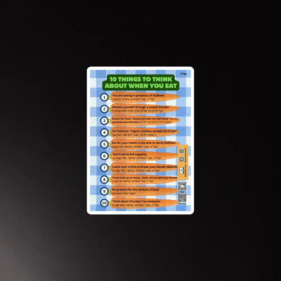 Magnet - 10 Things to Think About When You Eat product image (3)