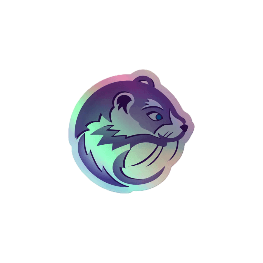 DJ Weasel 2025 Edition Holographic Sticker product image (1)
