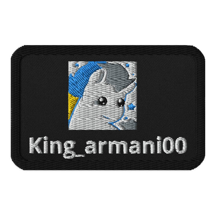 King_armani00 square Embroidered Patches product image (1)