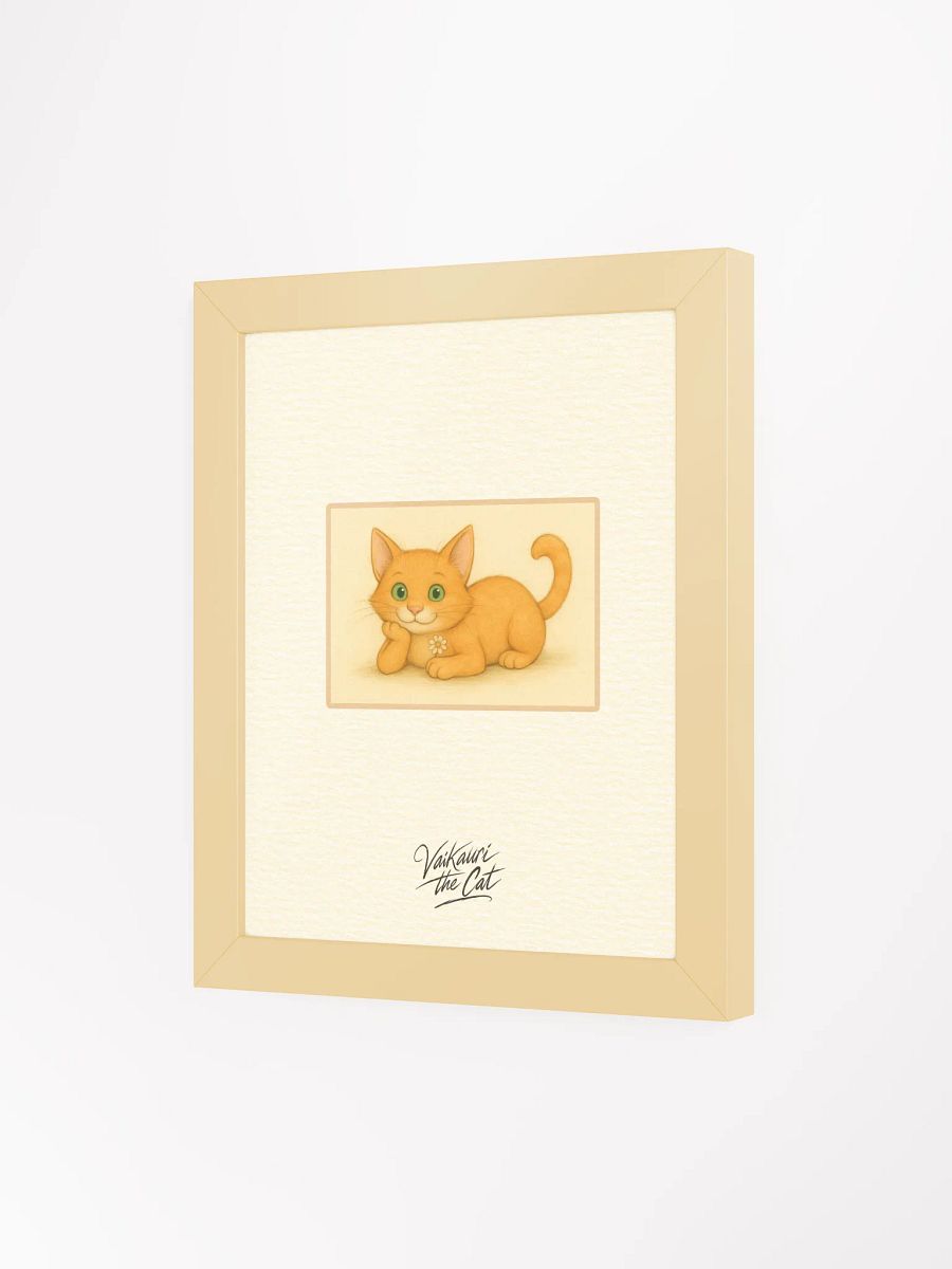 Vaikauri the Cat Framed Matte Artprint product image (6)