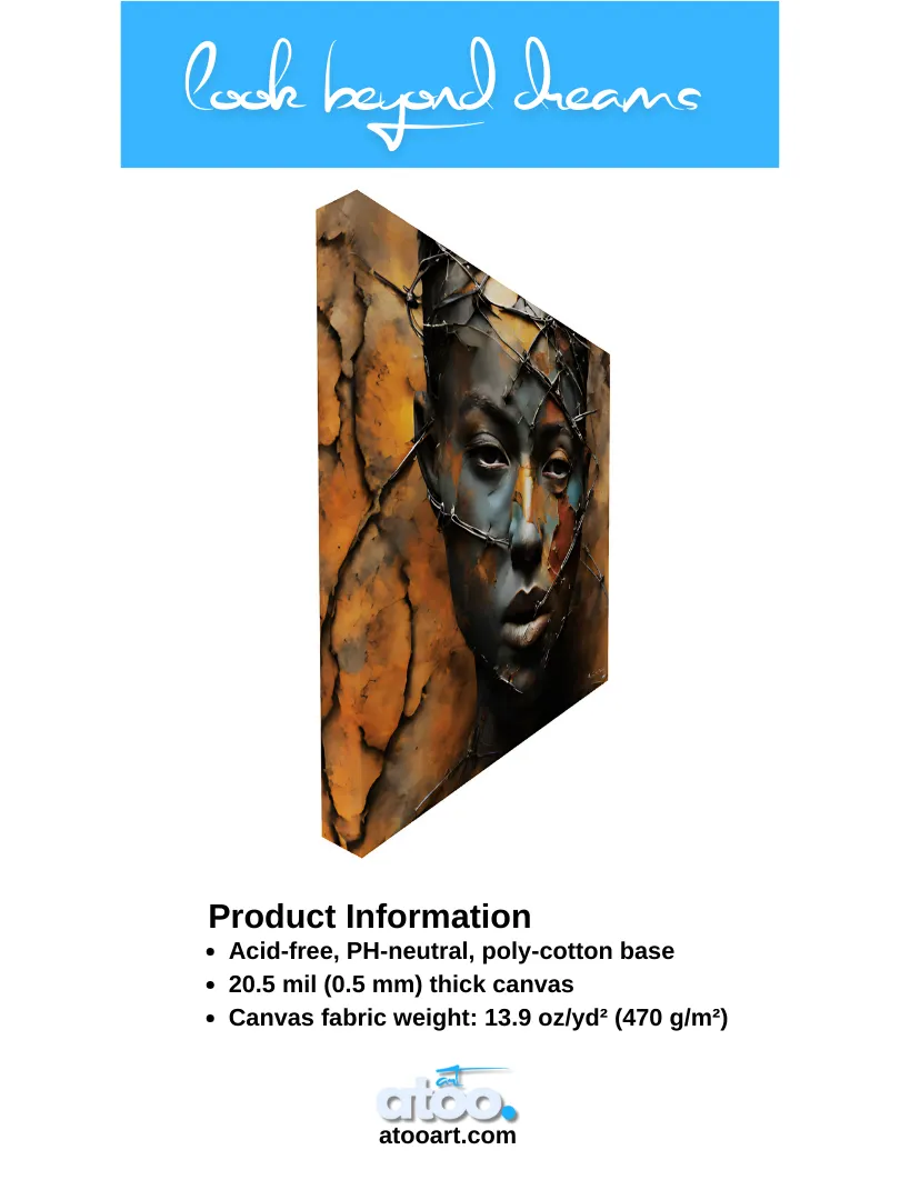 Be Free to Yourself | Last Prisoner Look | Canvas Painting product image (10)