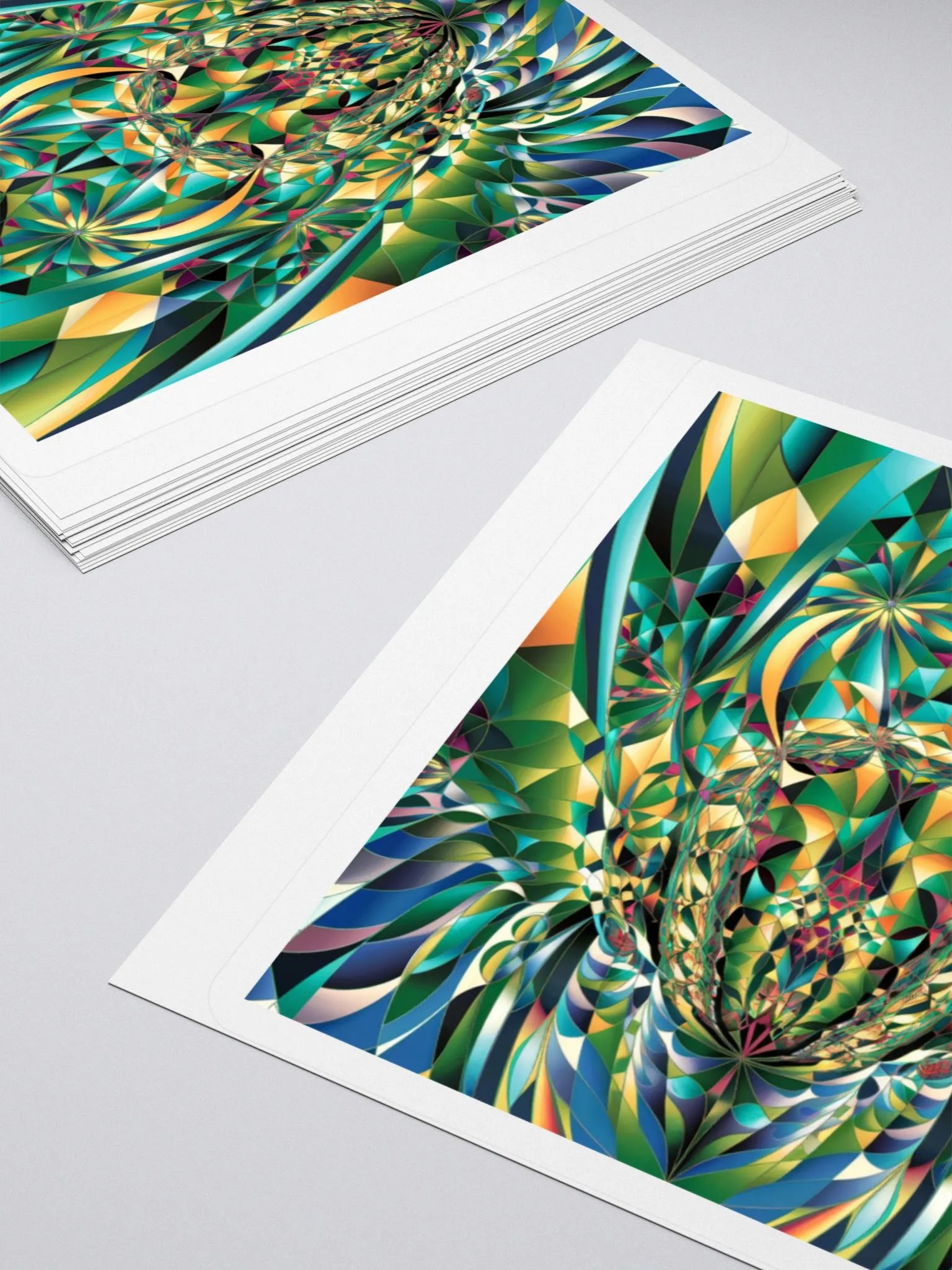 Exclusive Abstract Geometric Sticker | Premium Kiss Cut Vinyl | Unique Design for Laptops, Cars & More product image (4)
