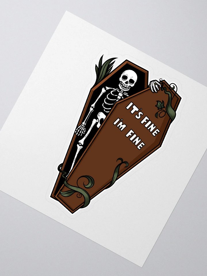 it's fine i'm fine coffin product image (2)