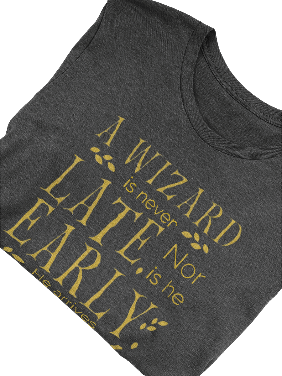 Never Late Wizard T-shirt product image (25)