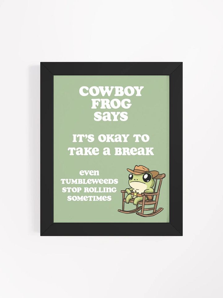 Cowboy Frog - Tumbleweeds Poster product image (2)