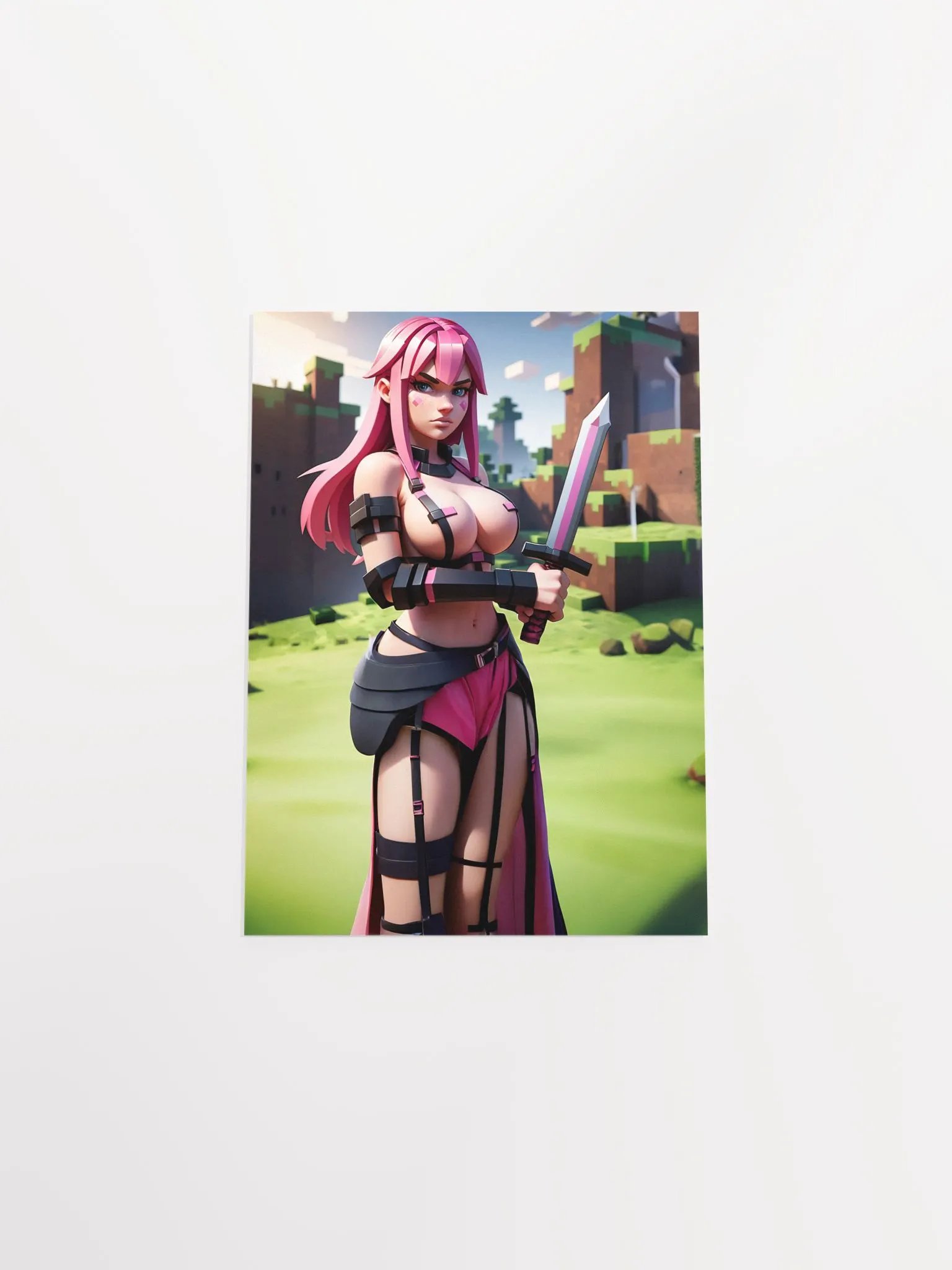 Pixel Warrior Princess Poster product image (52)