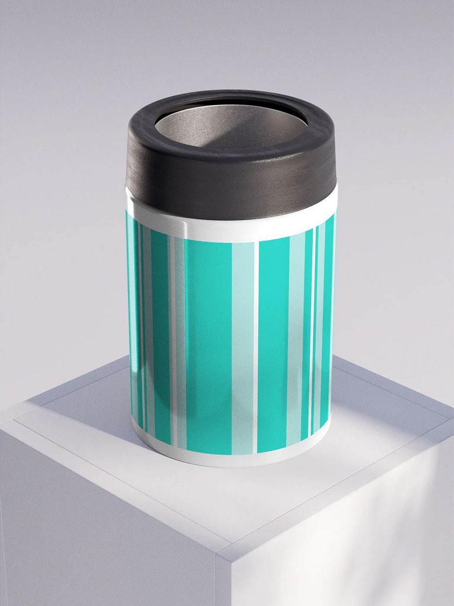Striped Party Time Stainless Steel Koozie product image (3)