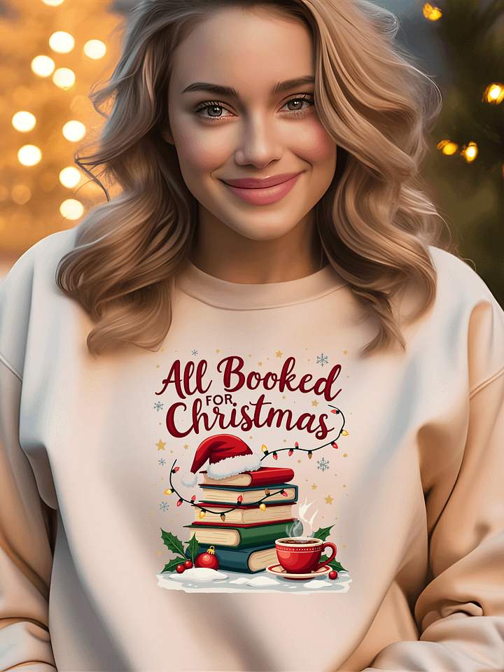 All Booked For Christmas Sweatshirt product image (1)