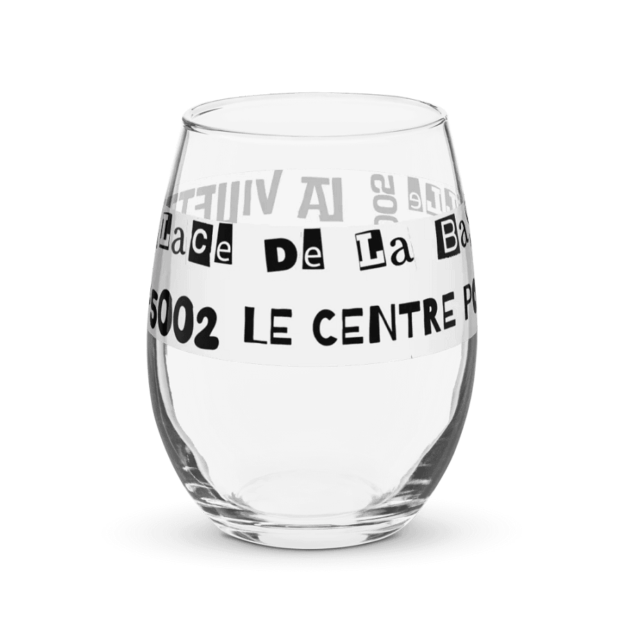 Paris Words • Pompidou • Glassware product image (7)