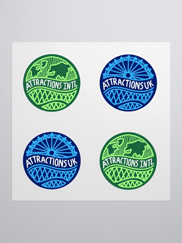 Attractions Logo Stickers product image (1)