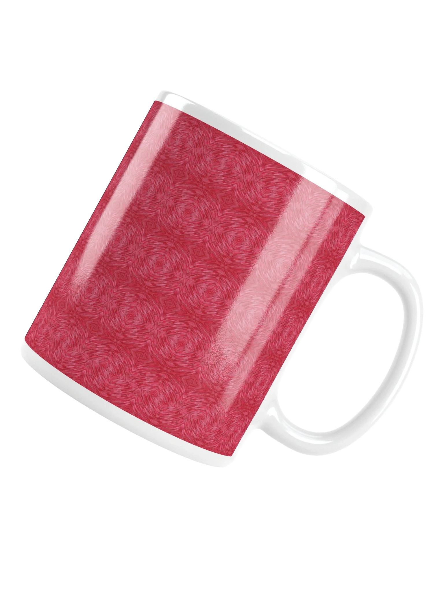 Crimson Frost – White Glossy Mug product image (1)