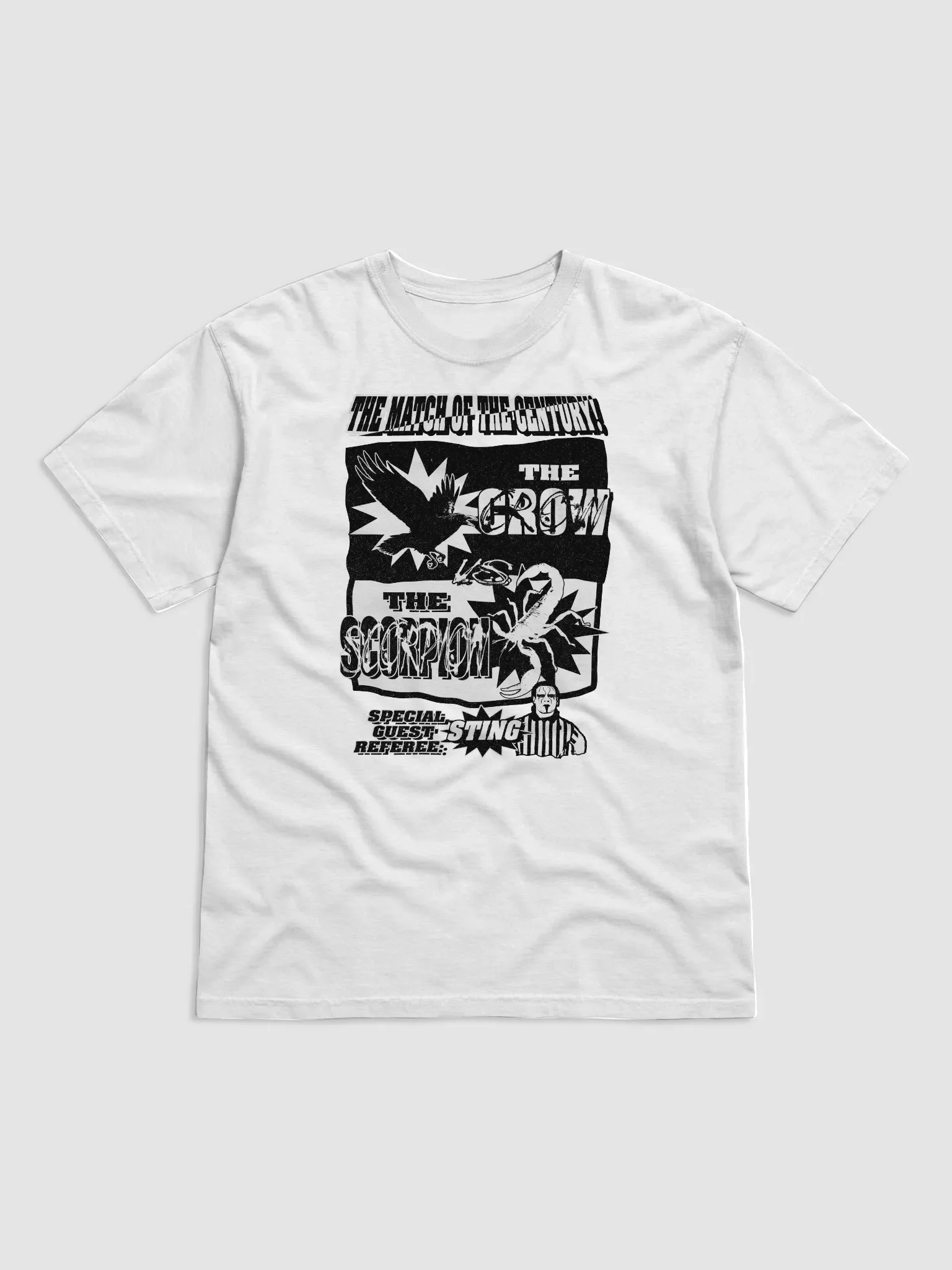 The Crow vs The Scorpion White T-Shirt product image (1)