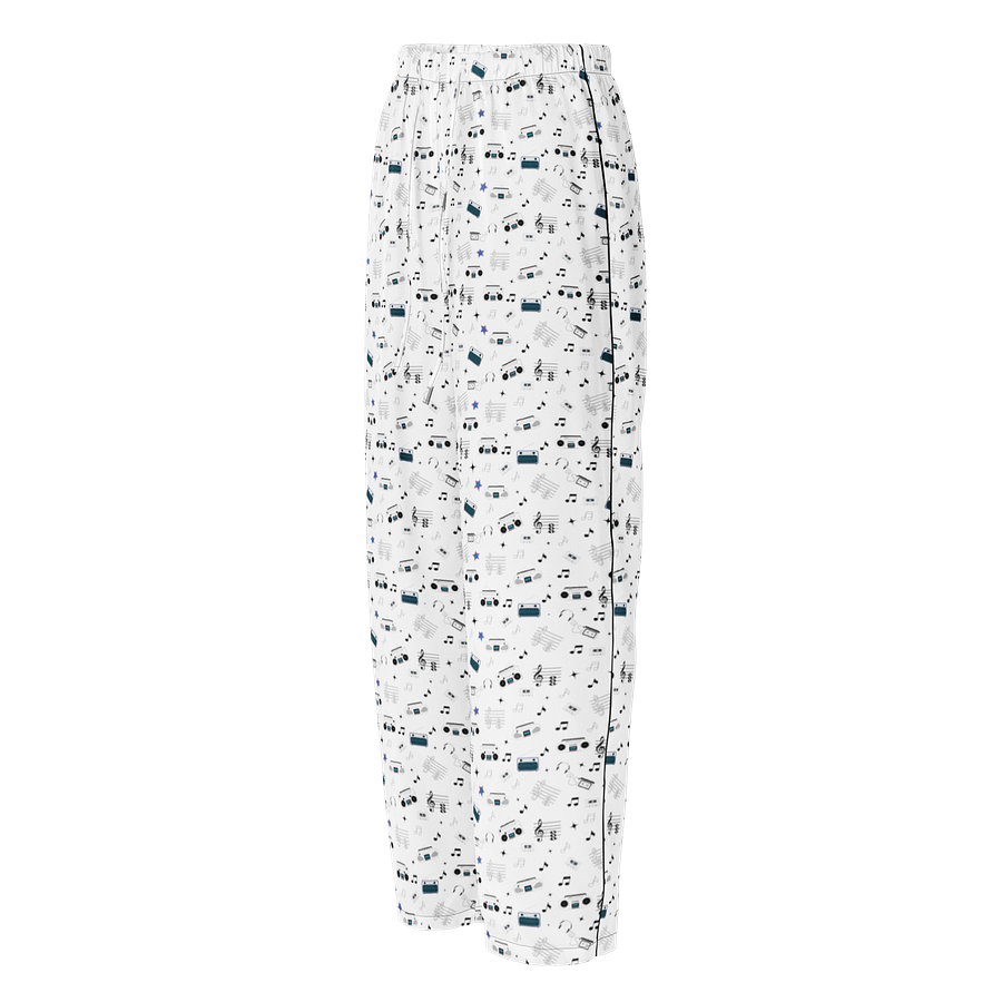 Rewind & Replay – Retro Scribble Cassette Pattern Lounge Pants product image (1)