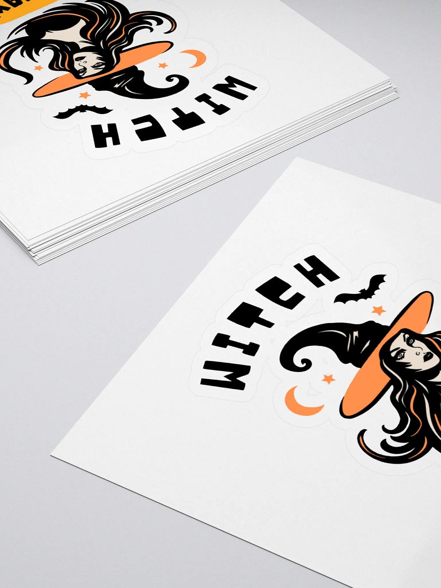 Witch Energy Kiss Cut Stickers product image (4)