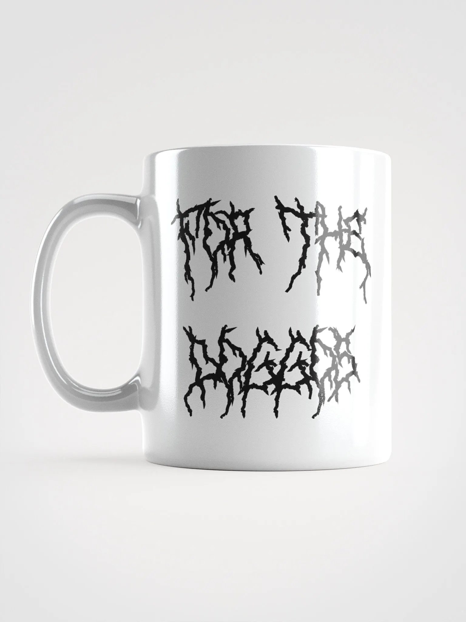 Coffee Mug (white) - 'For the Doggos' (metal) product image (1)