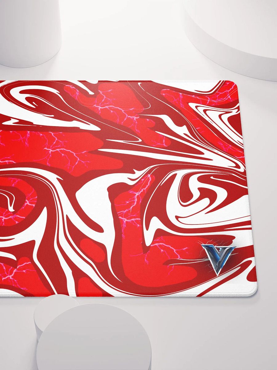 White x Red Mouse Pad product image (3)