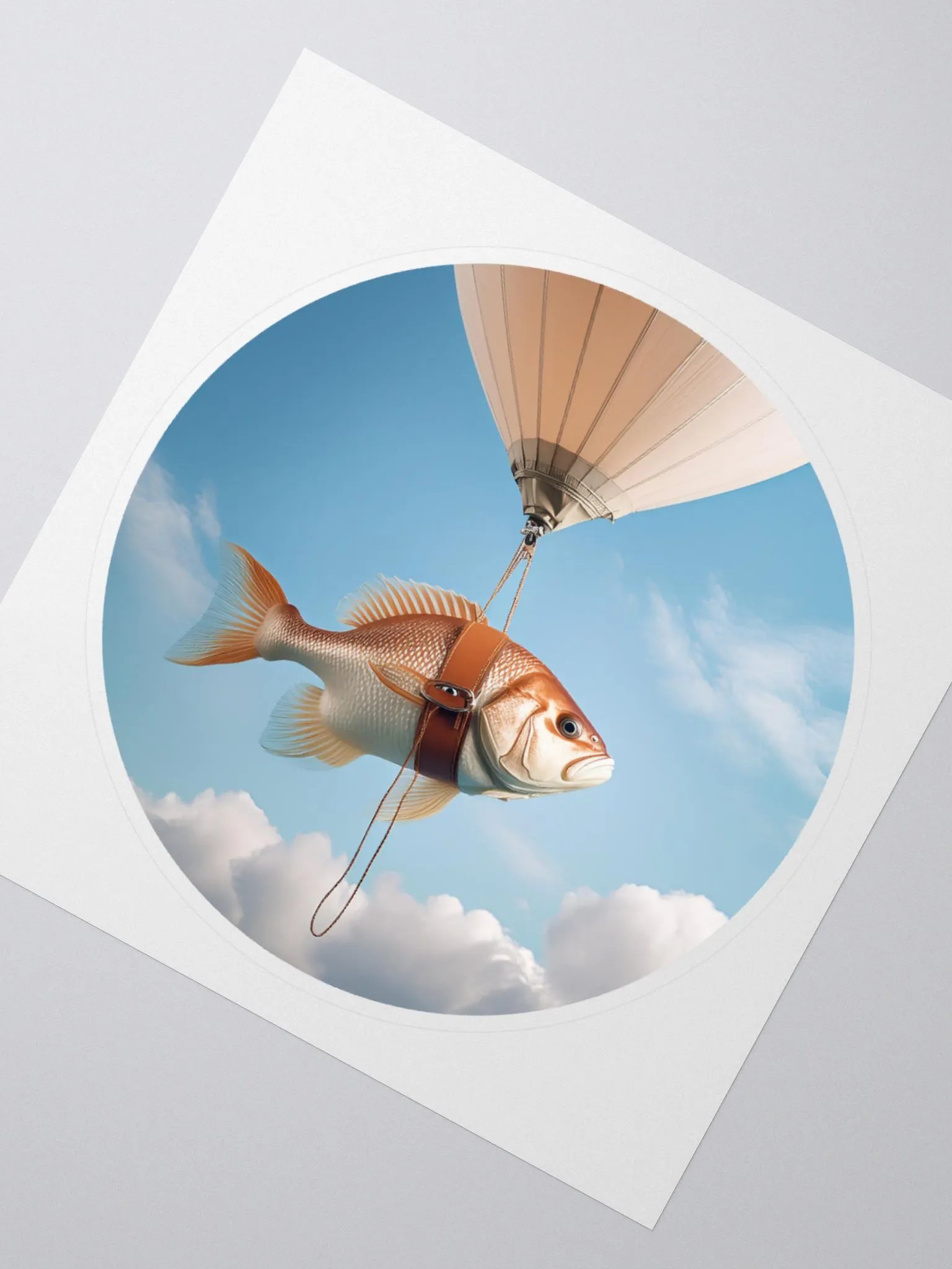 Fish No. 02 Vinyl Sticker product image (1)