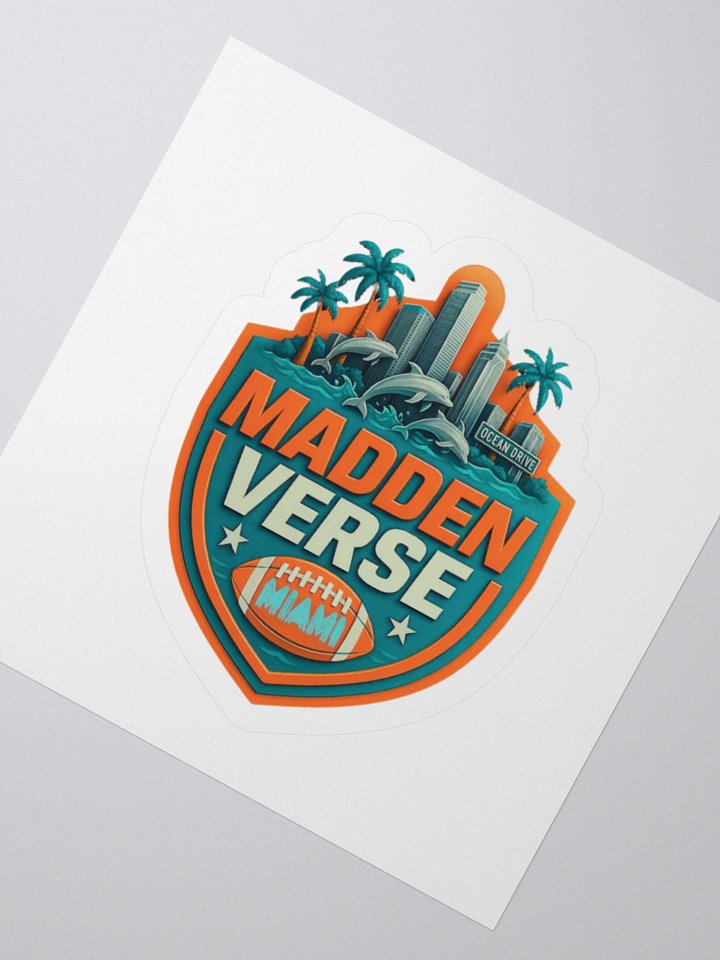 OCEAN DRIVE SKYLINE MADDEN VERSE STICKER product image (2)