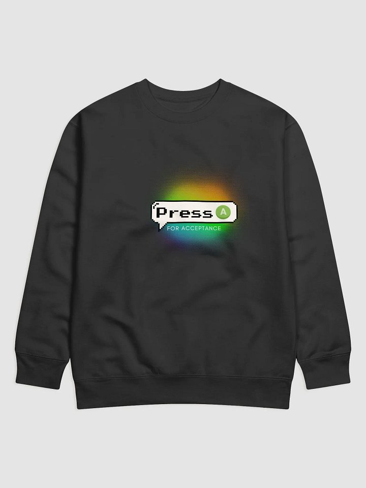 Press A for Acceptance - 2WGO Pride Merch - sweater product image (1)