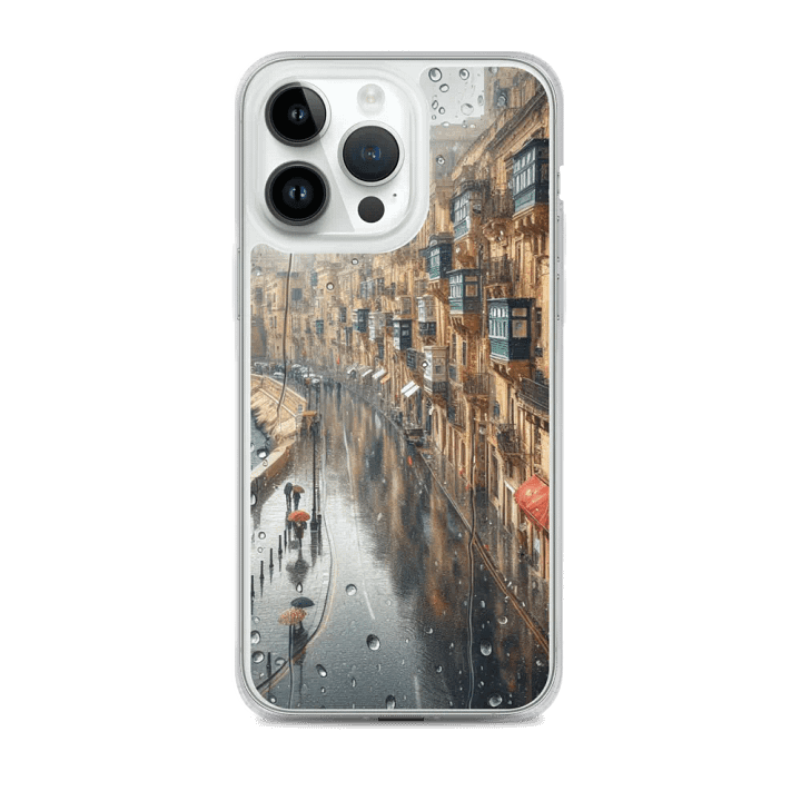 Rainy City Reflection iPhone® Case | AI Design product image (2)