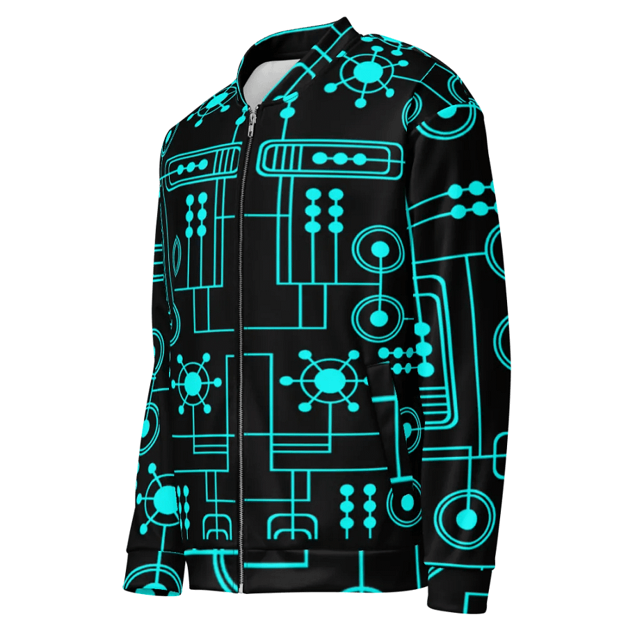 Techno Circuit All-Over Bomber Jacket product image (3)