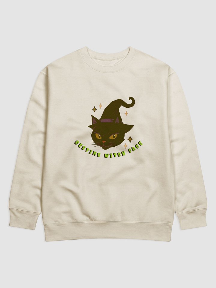 Resting Witch Face Cat Sweatshirt product image (5)
