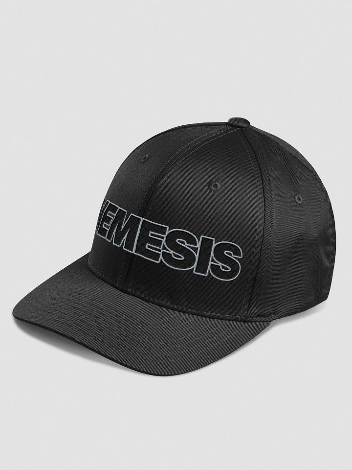 Nemesis BLK Text Fitted Cap product image (2)