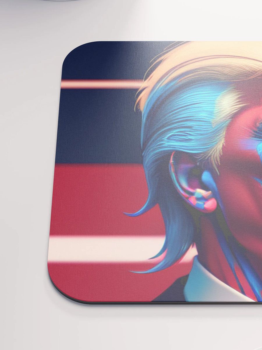 Blue and Red Poster Mouse Pad - Classic product image (6)