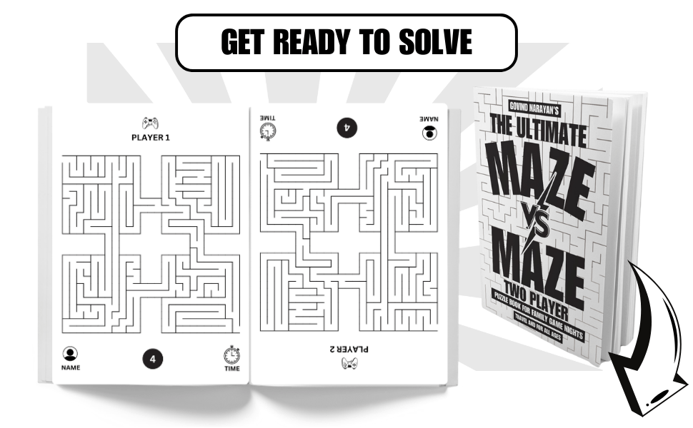 Maze Vs Maze: The Ultimate Two-Player Puzzle Book | Ebook | Printable PDF product image (2)