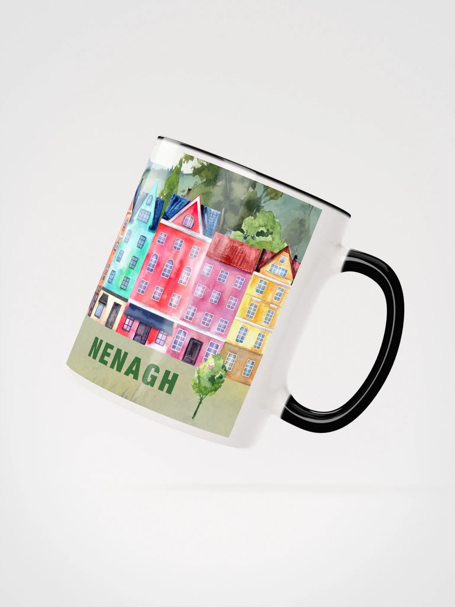 Nenagh: Black mug product image (3)