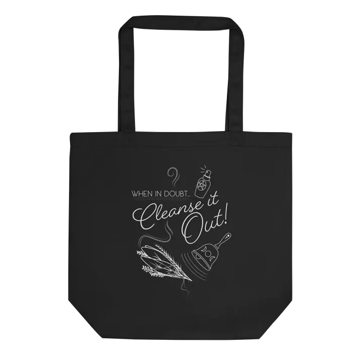 "Cleanse it out!" Eco-friendly tote bag product image (1)