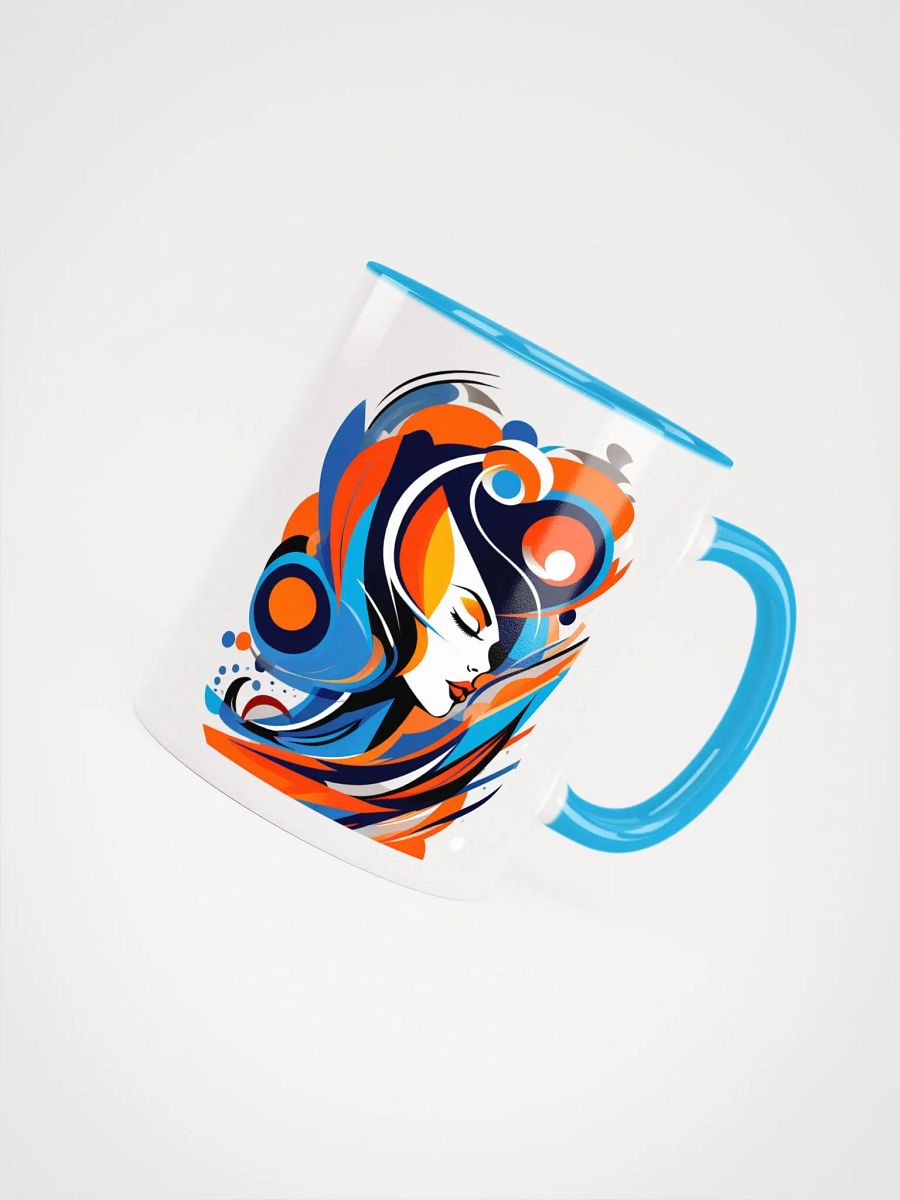 Passion - Abstract Art - Ceramic Mug with Color Inside product image (2)