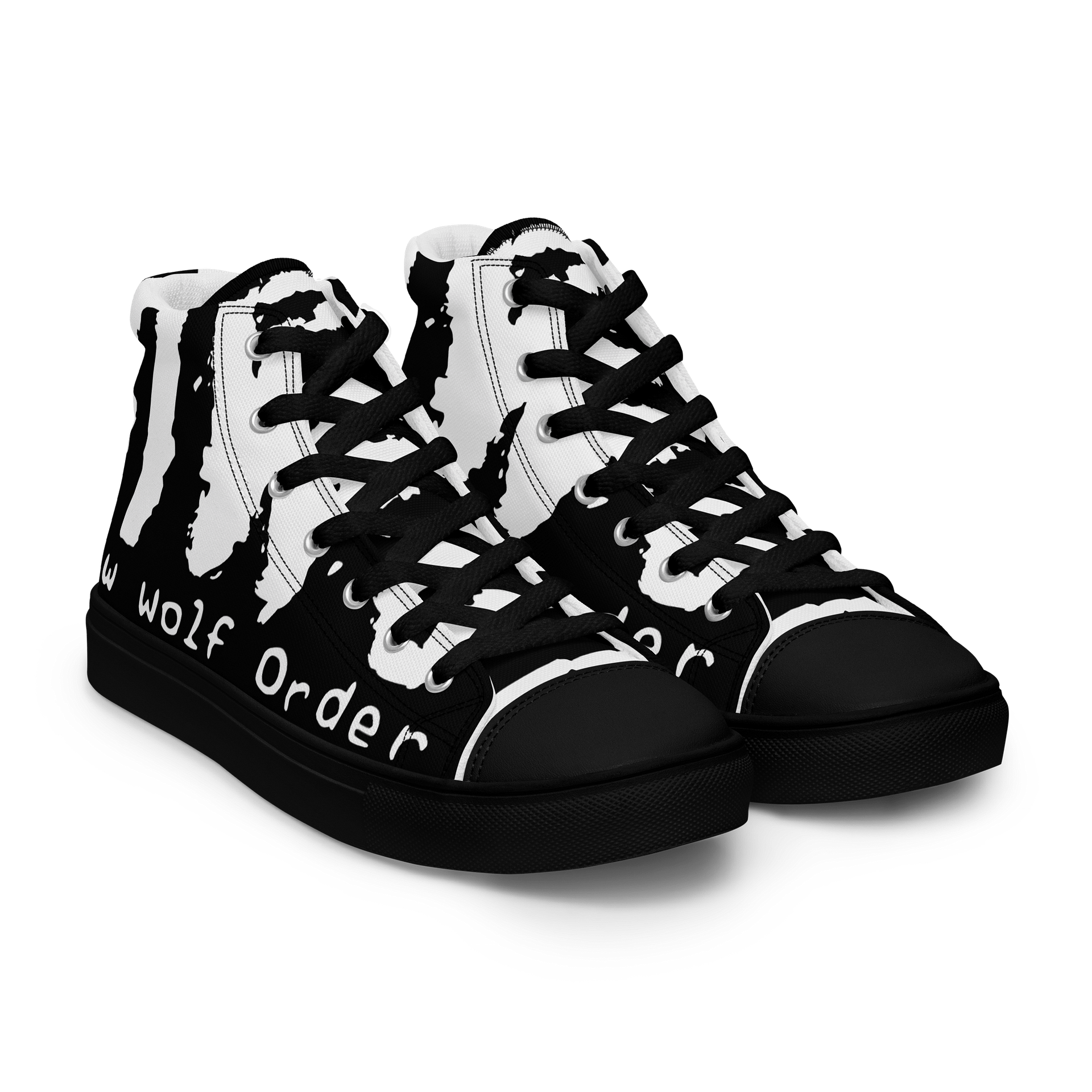 nWo Distressed Logo Men’s High Top product image (8)