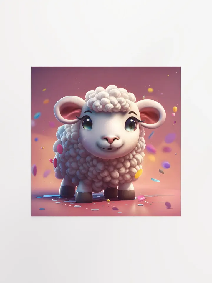 Cute Sheep Poster product image (2)