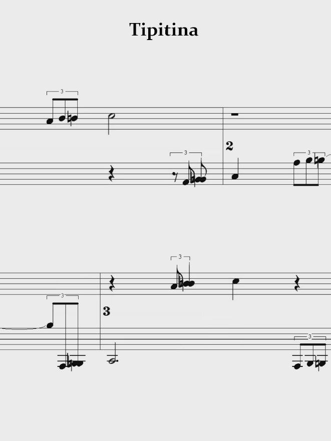 Tipitina - Piano sheet music product image (1)