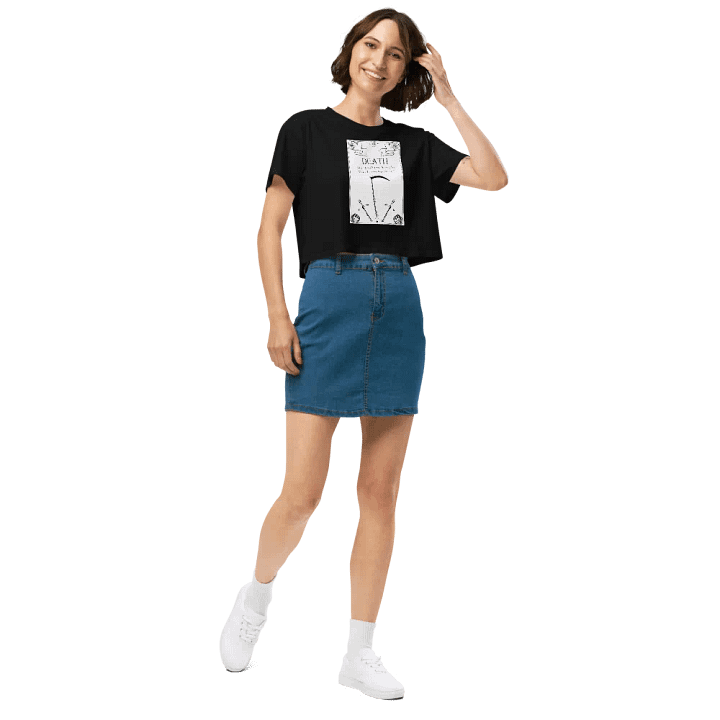 Death Card Women's Crop Top product image (6)
