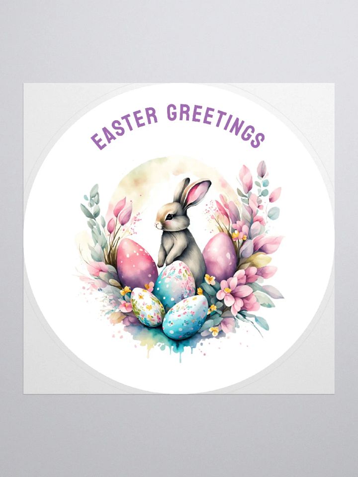 Floral Easter Bunny Greetings product image (2)