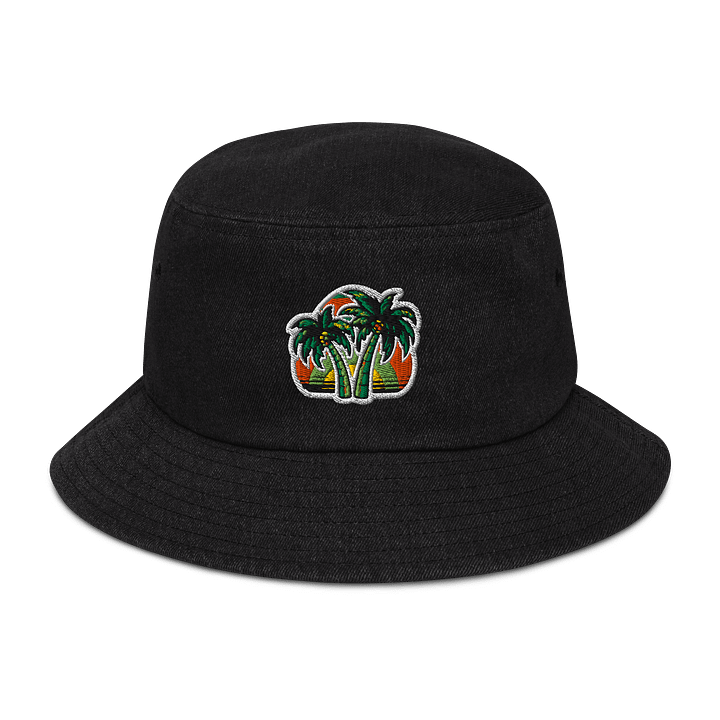 Sunset Serenity Denim Bucket Hat product image (1)