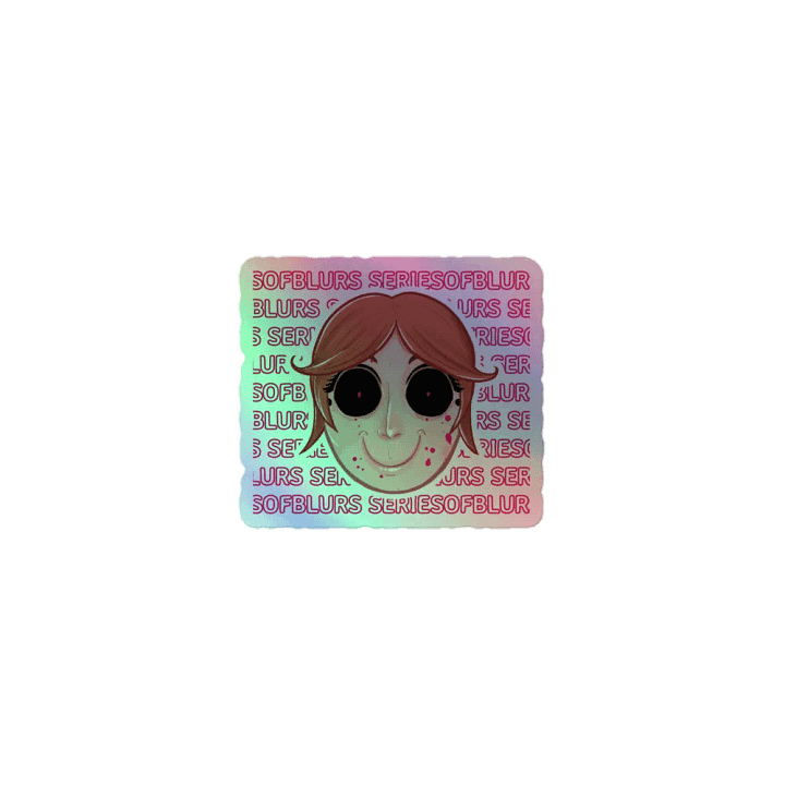 Mia Mask Holographic sticker product image (1)
