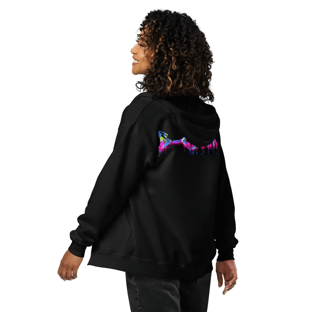 D-cyfer Logo Graffiti Zip Hoodie product image (46)