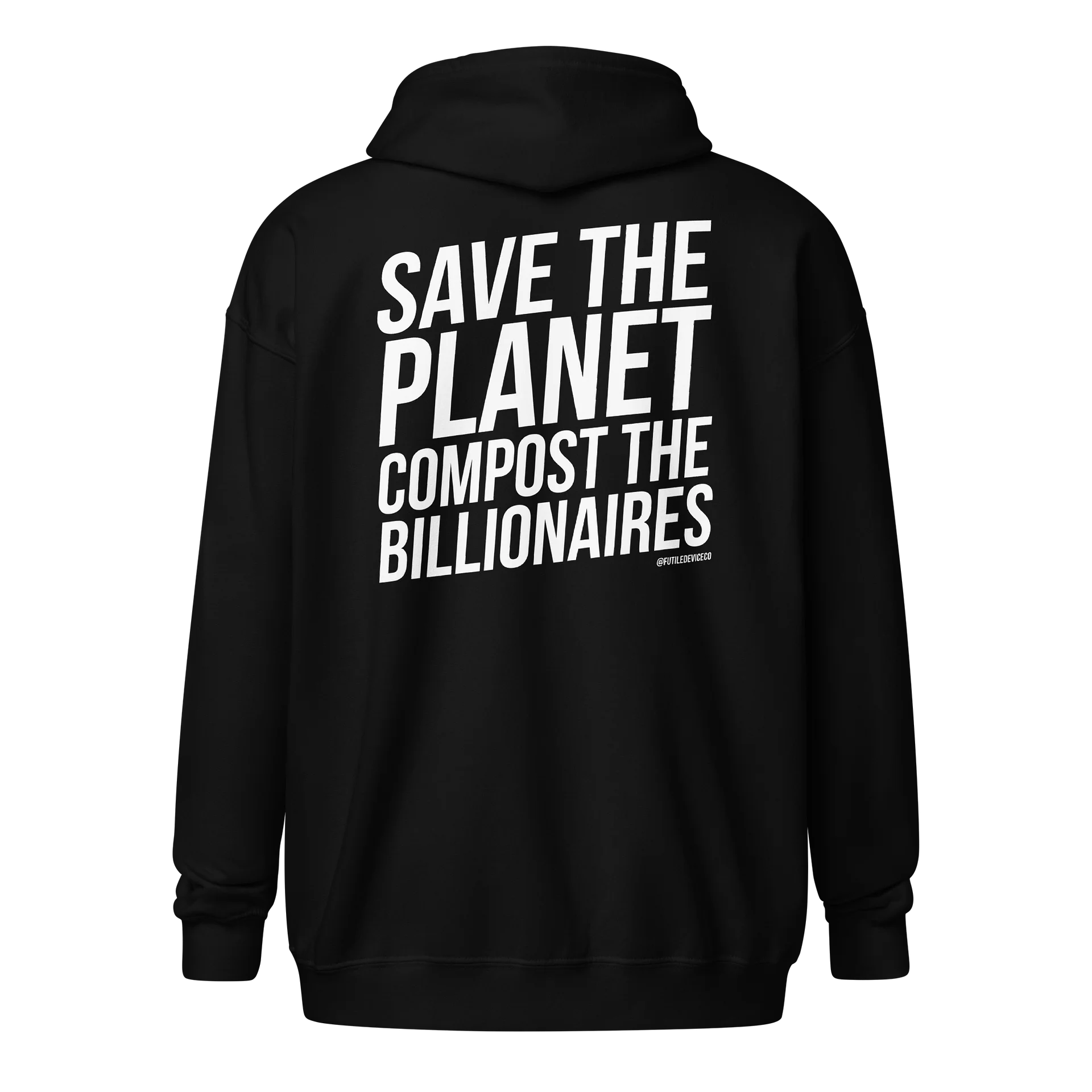 FUTILE DEVICE: SAVE THE PLANET (ZIP-UP HOODIE)) product image (2)