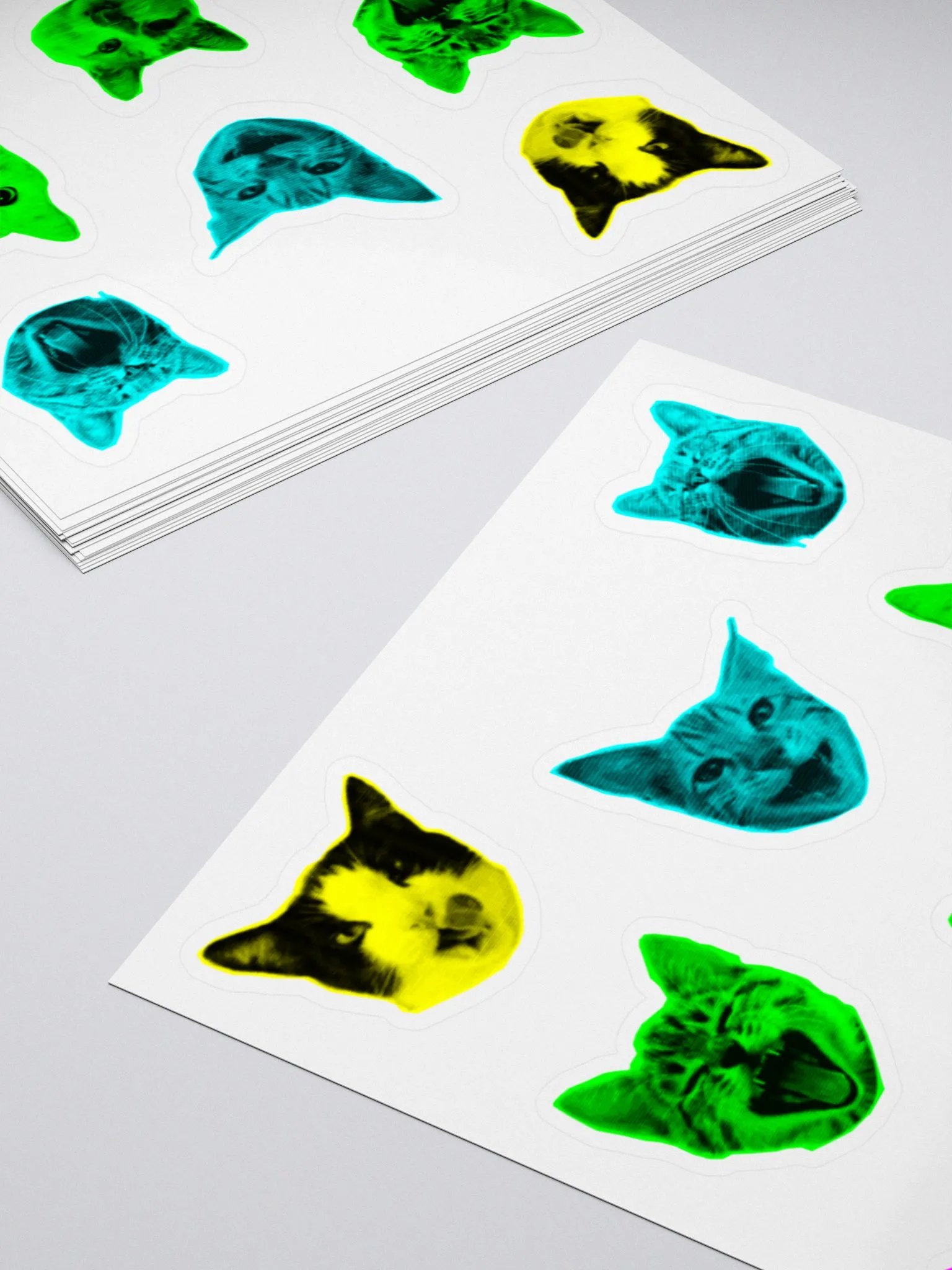 Cat Head Bundle Sticker product image (4)